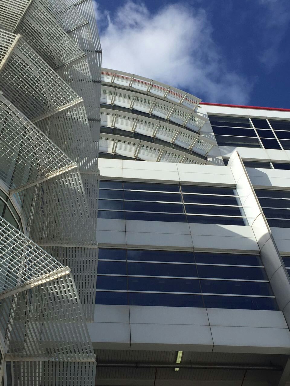 Aluminum louvers installed by HY Industries for hotels