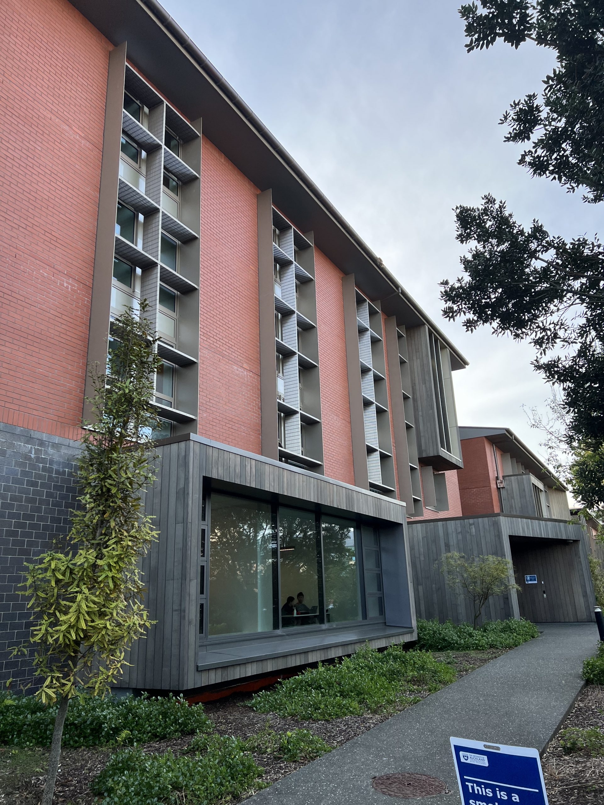 University of Auckland metal facade