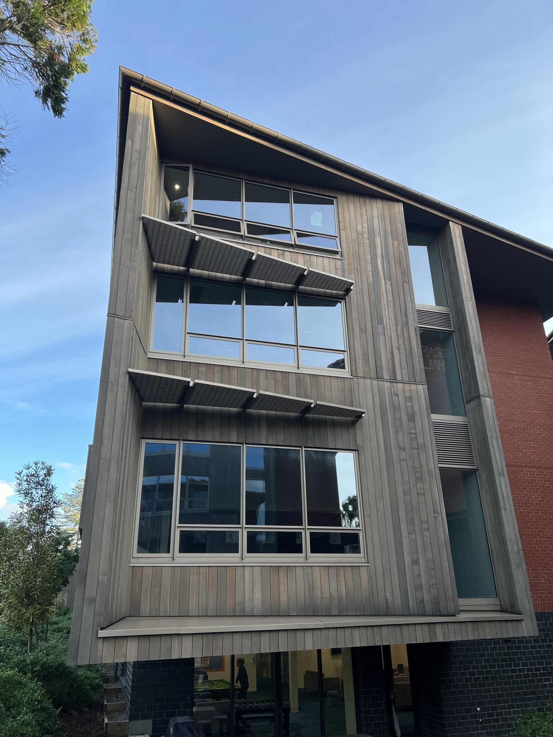 Shading systems for university dormitories