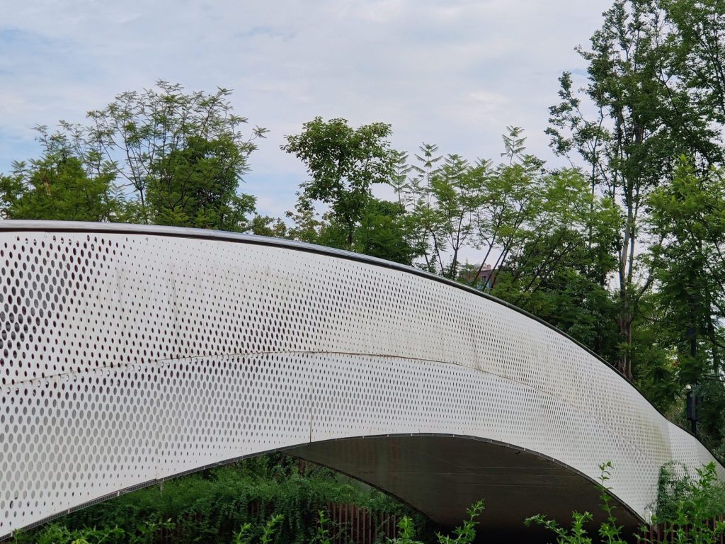 Automotive Theme Park using perforated panels