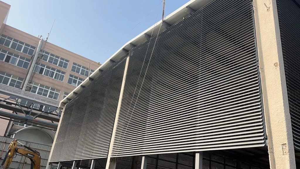 Chemical workshop curtain wall - Yantai, China