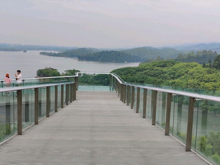 pedestrian bridge of the view platform