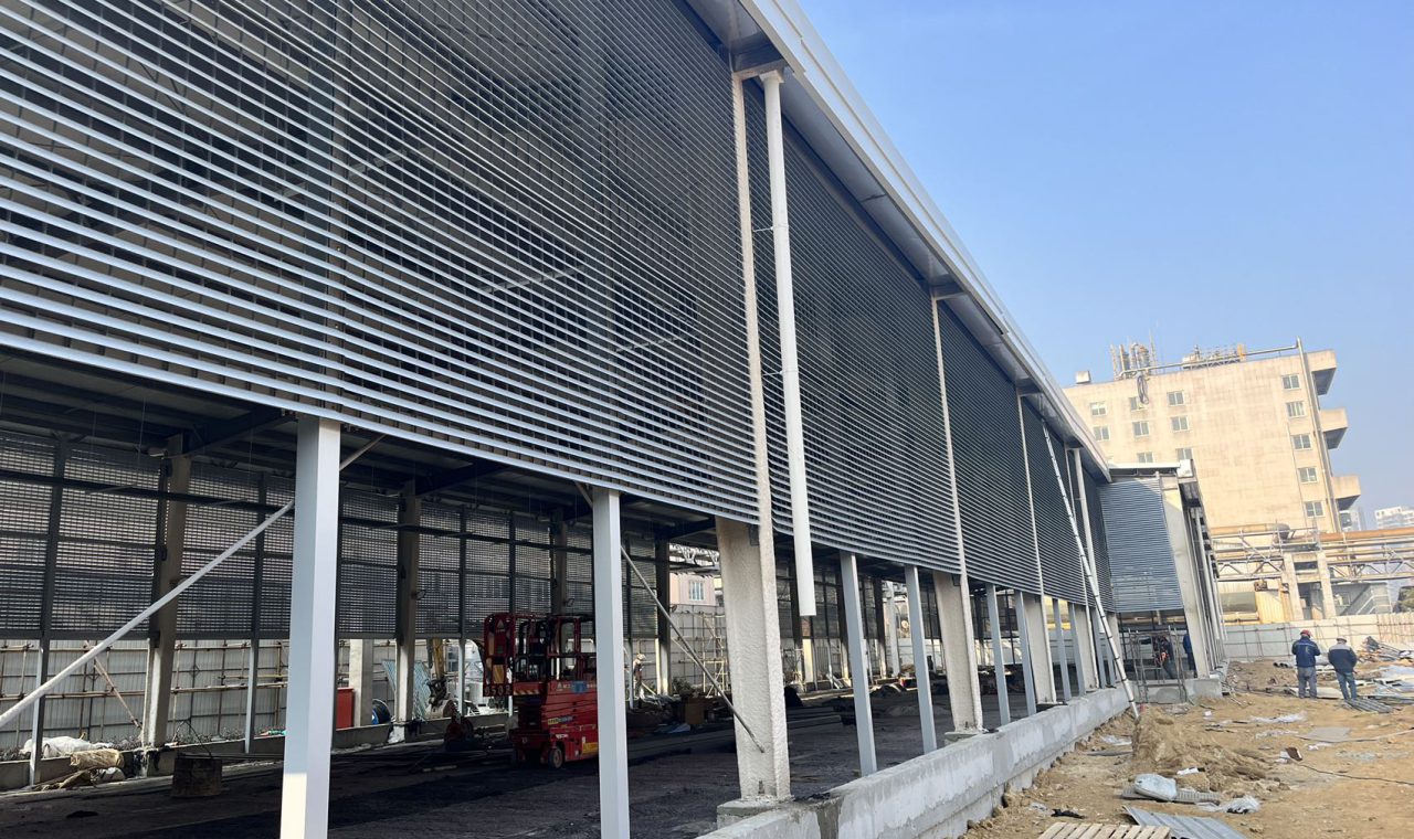 Curtain wall project of HY build